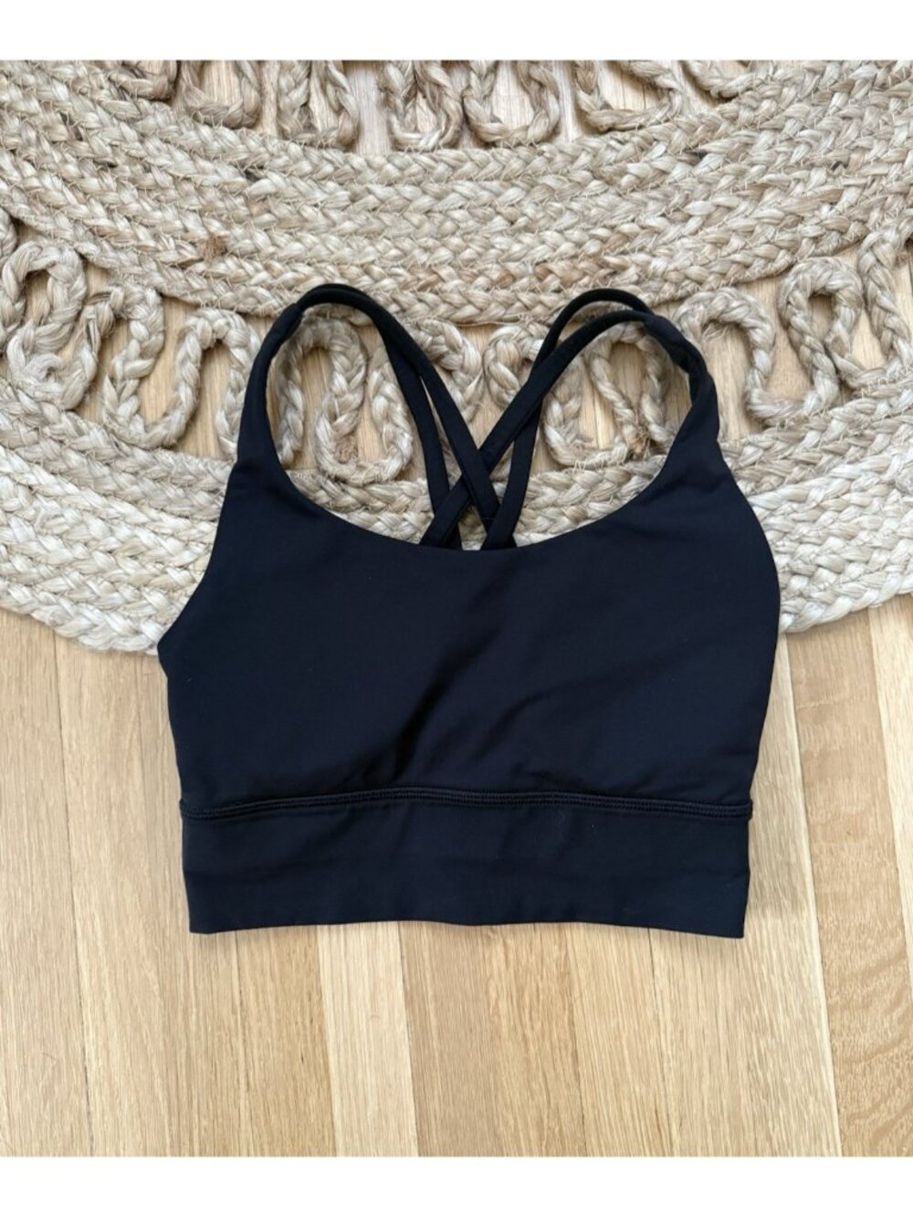 Lululemon Energy Sports Bra Medium Medium Support Strappy Back Training Yoga 2
